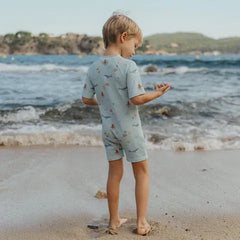 Little Dutch μαγιό LITTLE DUTCH. Ολόσωμο κοντομάνικο μαγιό Ocean Friends