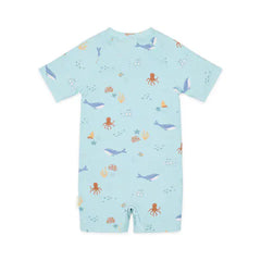 Little Dutch μαγιό LITTLE DUTCH. Ολόσωμο κοντομάνικο μαγιό Ocean Friends