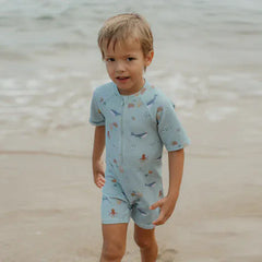 Little Dutch μαγιό LITTLE DUTCH. Ολόσωμο κοντομάνικο μαγιό Ocean Friends