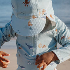Little Dutch καπελο LITTLE DUTCH. Παιδικό καπέλο ήλιου Ocean Friends