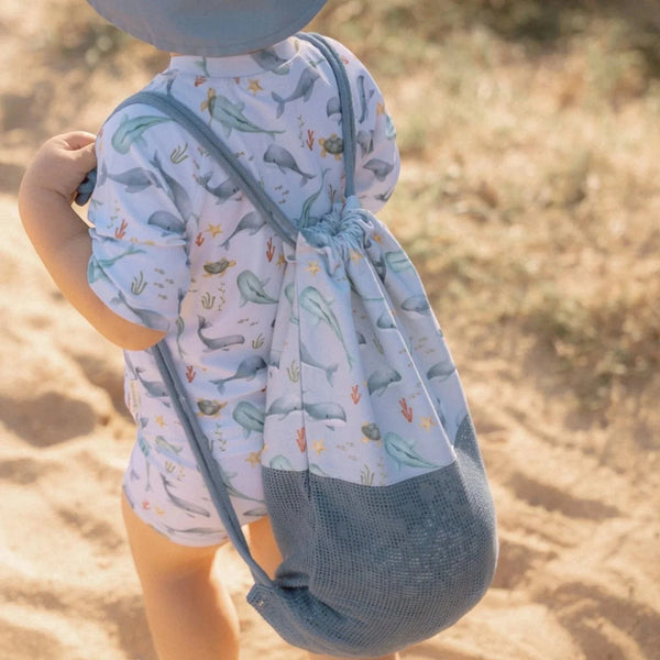 Little Dutch σακίδιο LITTLE DUTCH. Σακίδιο-τσάντα παραλίας Ocean Sea Life Multi-colour