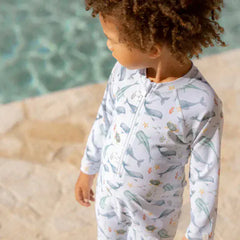 Little Dutch μαγιό LITTLE DUTCH. Ολόσωμο μακρυμάνικο μαγιό Ocean Sea Life Multi-colour