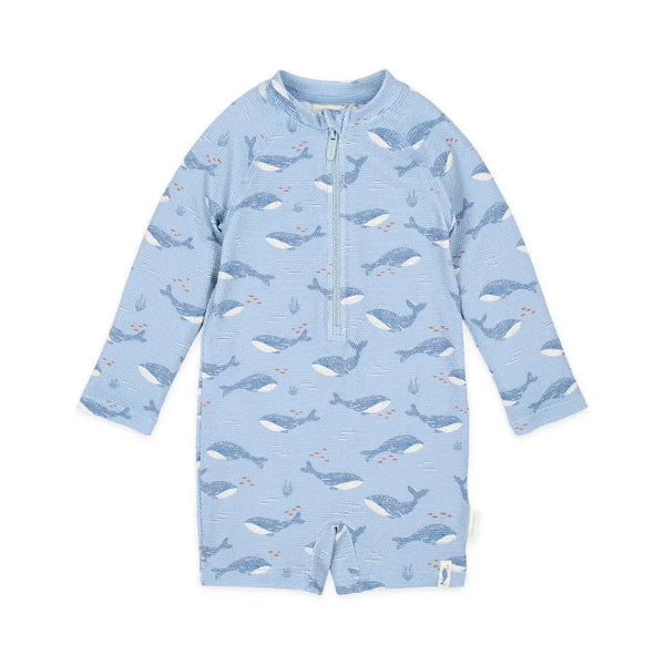 Little Dutch μαγιό 2-6M (62/68 CM) LITTLE DUTCH. Ολόσωμο μακρυμάνικο μαγιό Ocean Splash