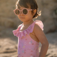 Little Dutch μαγιό LITTLE DUTCH. Ολόσωμο μαγιό με βολάν Ocean Treasures Multi-colour