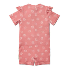 Little Dutch μαγιό LITTLE DUTCH. Ολόσωμο κοντομάνικο μαγιό Ocean Treasures Pink