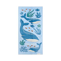 Little Dutch πετσέτα θαλάσσης LITTLE DUTCH. Πετσέτα θαλάσσης Ocean World Blue - 60x120