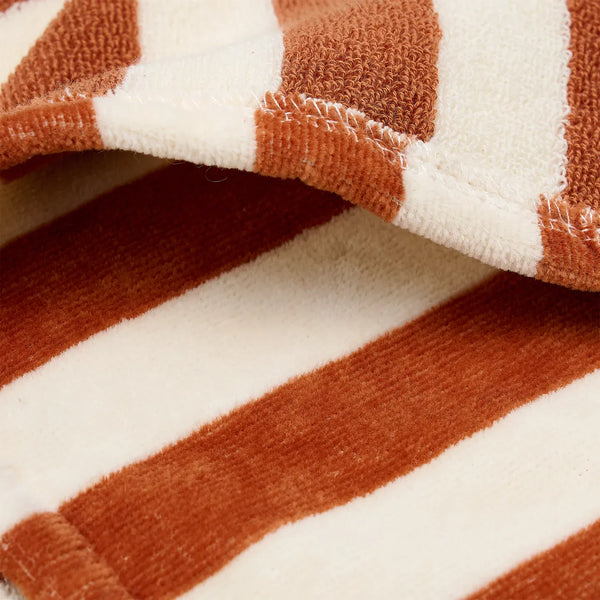 Little Dutch Poncho LITTLE DUTCH. Παιδικό πόντσο Ocean World Brown Stripe - One size