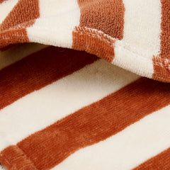 Little Dutch Poncho LITTLE DUTCH. Παιδικό πόντσο Ocean World Brown Stripe - One size