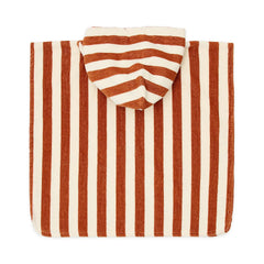 Little Dutch Poncho LITTLE DUTCH. Παιδικό πόντσο Ocean World Brown Stripe - One size