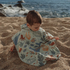 Little Dutch Poncho LITTLE DUTCH. Παιδικό πόντσο Ocean World Multicolour - One size