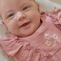 Little Dutch Φορέματα LITTLE DUTCH. Σετ φορεματάκι με σορτσάκι Pink Blush