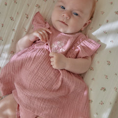 Little Dutch Φορέματα LITTLE DUTCH. Σετ φορεματάκι με σορτσάκι Pink Blush