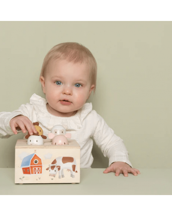 Little Dutch Βρεφικά Παιχνίδια Δραστηριοτήτων Little Dutch Εκπαιδευτικό παιχνίδι pop-up Little Farm LD7156