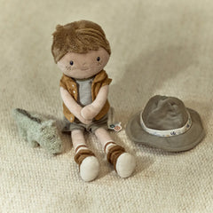 Little Dutch Παιδικές Κούκλες LITTLE DUTCH. Υφασμάτινη κούκλα Ranger Jim Safari Friends GRS