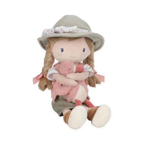 Little Dutch Παιδικές Κούκλες LITTLE DUTCH. Υφασμάτινη κούκλα Ranger Rosa Safari Friends GRS