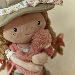 Little Dutch Παιδικές Κούκλες LITTLE DUTCH. Υφασμάτινη κούκλα Ranger Rosa Safari Friends GRS
