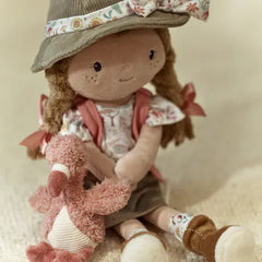 Little Dutch Παιδικές Κούκλες LITTLE DUTCH. Υφασμάτινη κούκλα Ranger Rosa Safari Friends GRS