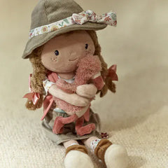 Little Dutch Παιδικές Κούκλες LITTLE DUTCH. Υφασμάτινη κούκλα Ranger Rosa Safari Friends GRS