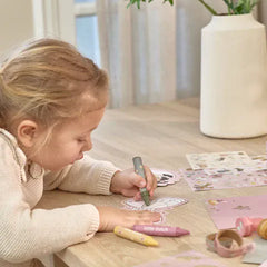 Little Dutch Ζωγραφική - Καλλιτεχνικά - Παζλ LITTLE DUTCH. Σετ ζωγραφικής - κατασκευών σε βαλιτσάκι Rosa Fairy Garden