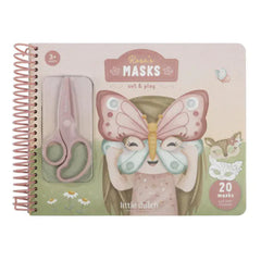 Little Dutch Ζωγραφική - Καλλιτεχνικά - Παζλ LITTLE DUTCH. Βιβλίο κατασκευών με παιδικό ψαλίδι Rosa