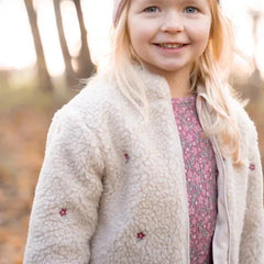 Little Dutch Μπλουζάκι LITTLE DUTCH. Μπλουζάκι μακρυμάνικο με βολάν Rouge Flower