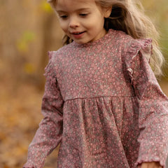 Little Dutch Φορέματα LITTLE DUTCH. Φορεματάκι μακρυμάνικο Rouge Flower