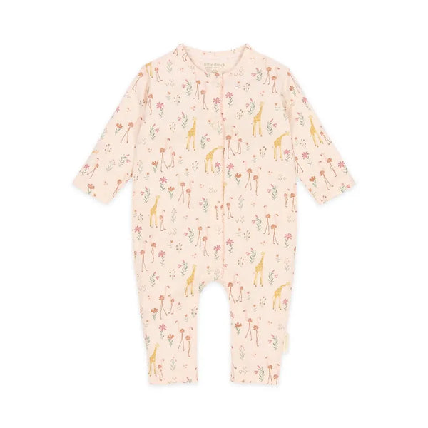 Little Dutch Βρεφικά Φορμάκια 2-6M (62/68 CM) LITTLE DUTCH. Παιδική ολόσωμη πιτζάμα Safari Flamingo