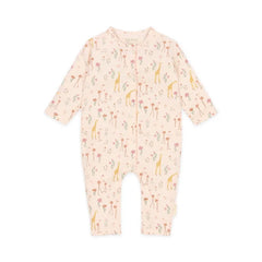 Little Dutch Βρεφικά Φορμάκια 2-6M (62/68 CM) LITTLE DUTCH. Παιδική ολόσωμη πιτζάμα Safari Flamingo