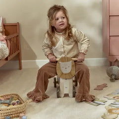 Little Dutch τρίκυκλο LITTLE DUTCH. Ξύλινο τροχήλατο Λιονταράκι Safari Friends FSC