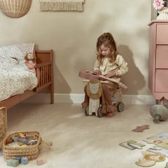 Little Dutch τρίκυκλο LITTLE DUTCH. Ξύλινο τροχήλατο Λιονταράκι Safari Friends FSC