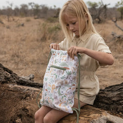 Little Dutch σακίδιο LITTLE DUTCH. Τσάντα γυμναστηρίου Safari Friends