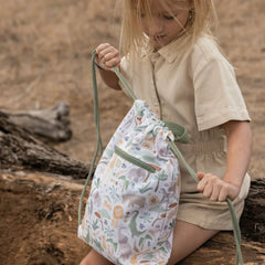 Little Dutch σακίδιο LITTLE DUTCH. Τσάντα γυμναστηρίου Safari Friends