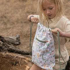 Little Dutch σακίδιο LITTLE DUTCH. Τσάντα γυμναστηρίου Safari Friends