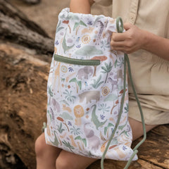 Little Dutch σακίδιο LITTLE DUTCH. Τσάντα γυμναστηρίου Safari Friends