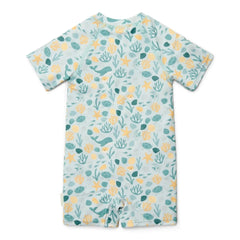 Little Dutch μαγιό LITTLE DUTCH. Ολόσωμο κοντομάνικο μαγιό Seashells Multi-colour