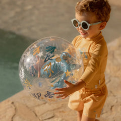 Little Dutch μαγιό LITTLE DUTCH. Παιδικό μαγιό βερμούδα για αγόρια Seashells Sunny Yellow