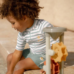 Little Dutch μαγιό LITTLE DUTCH. Παιδικό μαγιό βερμούδα για αγόρια Seashells Surf Blue