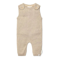 Little Dutch Βρεφικά Φορμάκια 2-4M (62 CM) LITTLE DUTCH  Βρεφικό πλεκτό αμάνικο φορμάκι Soft Beige Melee