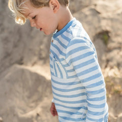 Little Dutch Μπλουζάκι LITTLE DUTCH. Μπλουζάκι μακρυμάνικο Steel Blue stripe