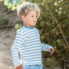 Little Dutch Μπλουζάκι LITTLE DUTCH. Μπλουζάκι μακρυμάνικο Steel Blue stripe