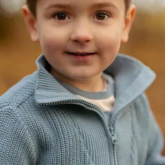 Little Dutch Μπλουζάκι LITTLE DUTCH. Πλεκτό πουλόβερ Stone Blue