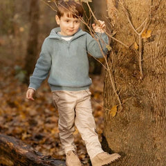 Little Dutch Μπλουζάκι LITTLE DUTCH. Πλεκτό πουλόβερ Stone Blue