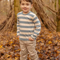 Little Dutch Μπλουζάκι LITTLE DUTCH. Μπλουζάκι μακρυμάνικο Stone Blue Stripe