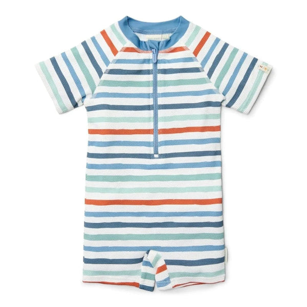 Little Dutch μαγιό 3-6M (62/68 CM) LITTLE DUTCH. Ολόσωμο κοντομάνικο μαγιό Stripes Multi-colour
