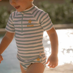 Little Dutch μαγιό LITTLE DUTCH. Μαγιό πάνα Stripes Surf Blue