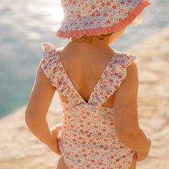 Little Dutch μαγιό LITTLE DUTCH. Ολόσωμο μαγιό με βολάν Sunny Flowers Multi-colour