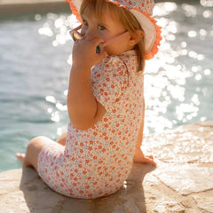 Little Dutch καπελο LITTLE DUTCH. Παιδικό καπέλο ήλιου διπλής όψης Sunny Flowers Multi-colour