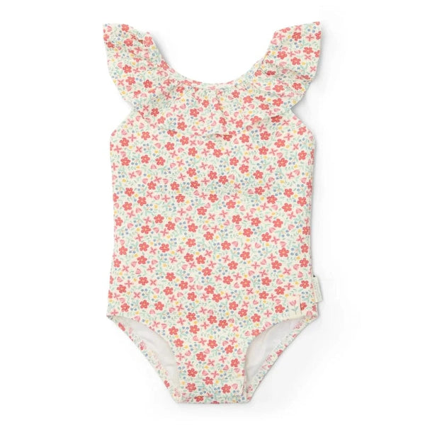 Little Dutch μαγιό 9-12M (74/80 CM) LITTLE DUTCH. Ολόσωμο μαγιό με βολάν Sunny Flowers Multi-colour