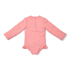 Little Dutch μαγιό LITTLE DUTCH. Ολόσωμο μακρυμάνικο μαγιό για κορίτσια Sunny Flowers Rouge