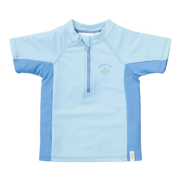 Little Dutch μαγιό 9-12M LITTLE DUTCH. Μπλουζάκι κοντομάνικο με προστασία UV Blue Whale